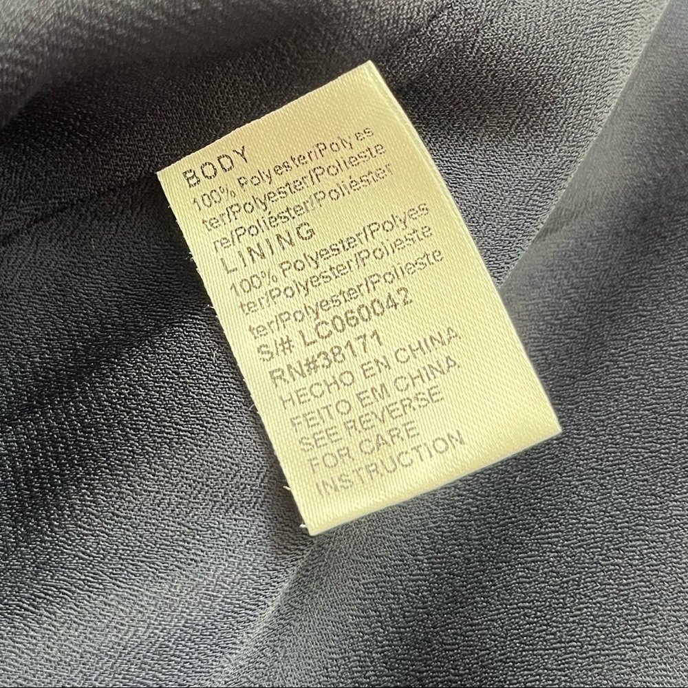 💙NWT Lucca Couture Navy Blue Striped Maxi Dress - Picture 13 of 14